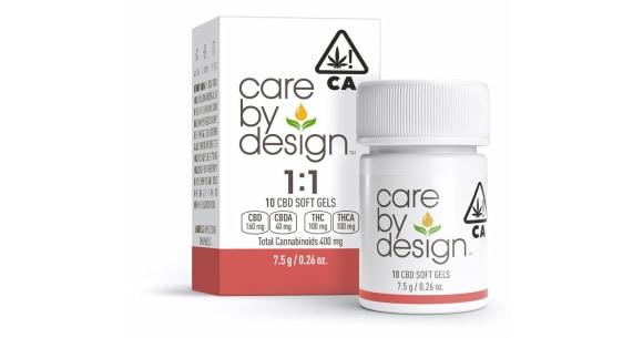 Care by Design Soft Gels | Buy 10 infused CBD soft gels