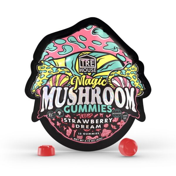 Magic Mushroom Strawberry Dream Gummies
