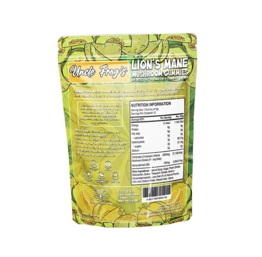 Uncle Frog Lion’s Mane Mushroom Gummies